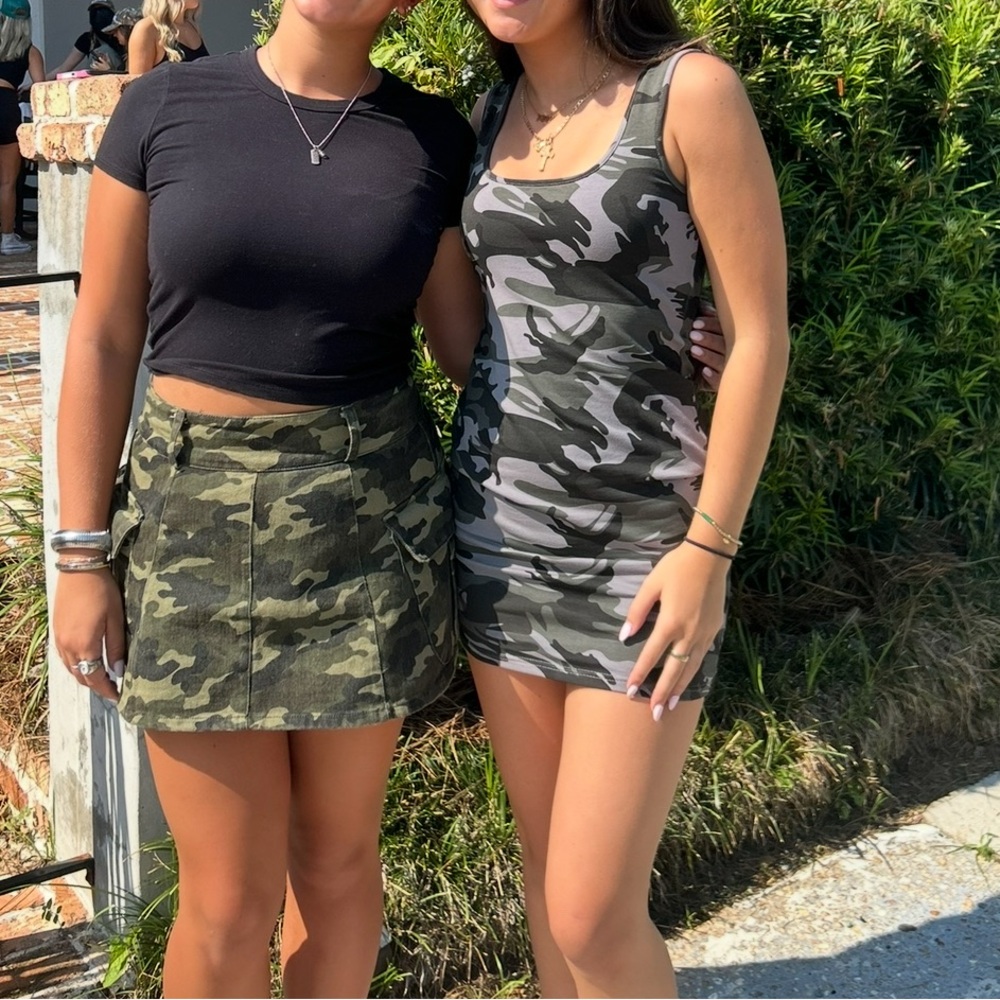 Camouflage Mini Dress